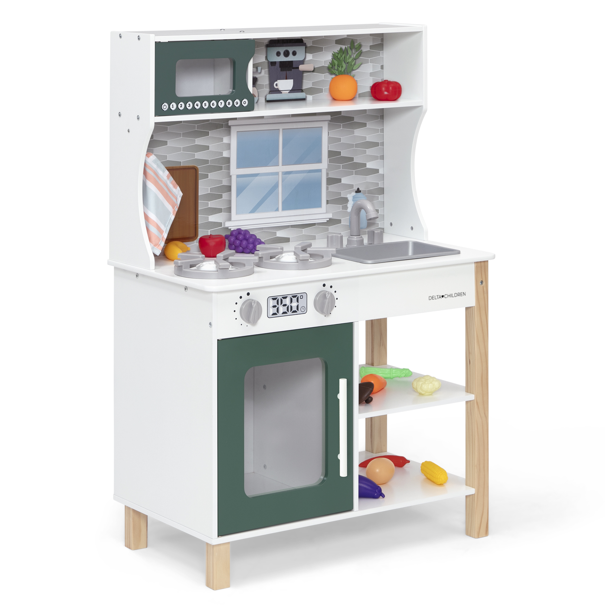 Delta Children Tiny Chef Play Kitchen Green photo 5