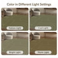 thumbnail image 7 of ODIKA 8'x10' Washable Area Rug Non-Slip Chair-Friendly Mat Olive Green Geometric Elegance Modern Lines Contemporary Design Abstract for Dining Room, Large Office, Lounge, 7 of 7