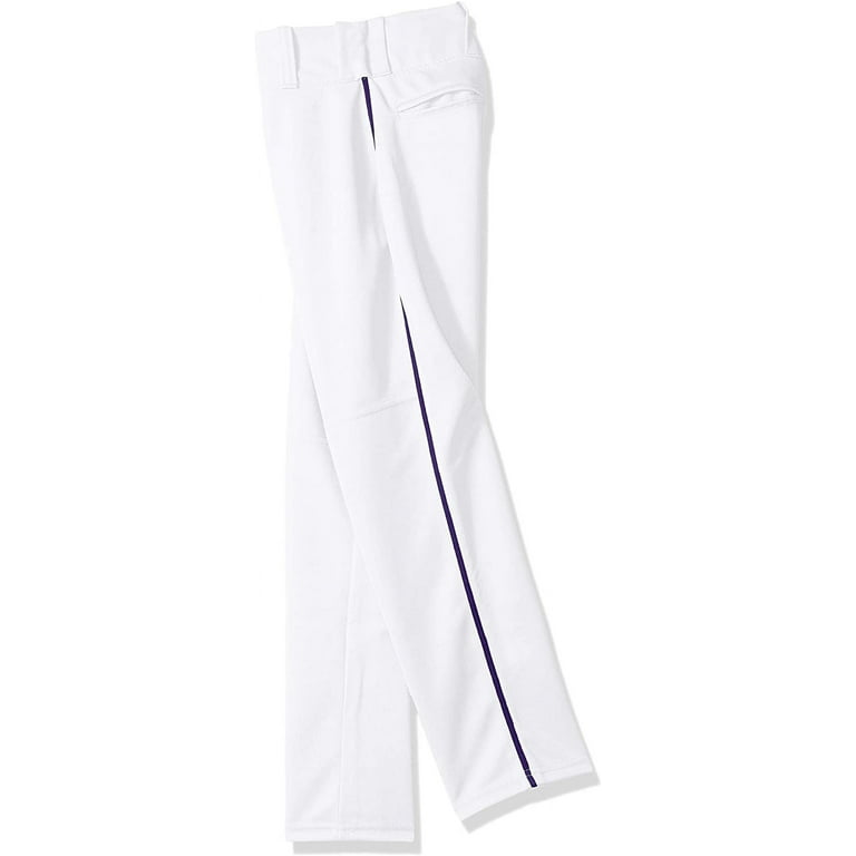 Alleson Athletic 605WLB Adult Baseball Pant with Braid White