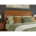 thumbnail image 5 of AFI Valencia King Solid Wood Low Profile Sleigh Platform Bed, Light Toffee, 5 of 12