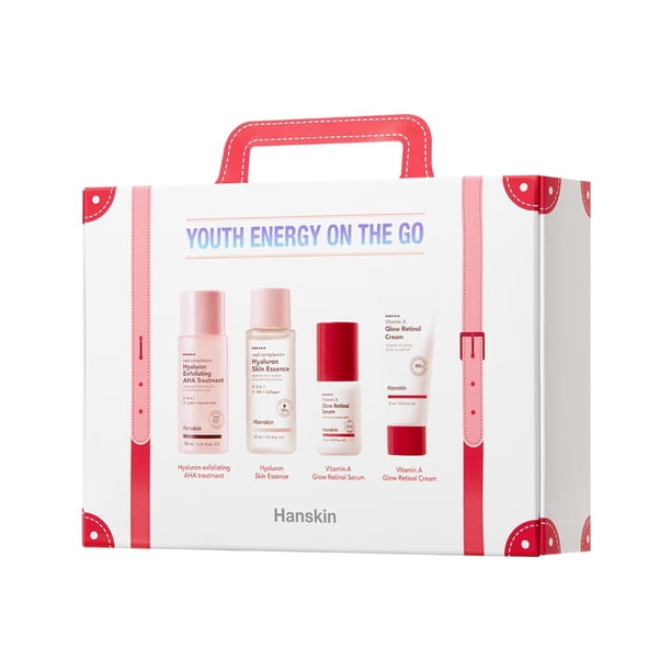 Set de cuidado de la piel Hanskin Youth Energy con hialurón y retinol