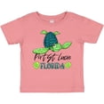 thumbnail image 3 of Inktastic Port St. Lucie, Florida Happy Sea Turtle Boys or Girls Baby T-Shirt, 3 of 5