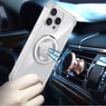 thumbnail image 5 of For Apple iPhone 16 Pro Max (6.9") Magnetic [Compatible with Magsafe] with 360° Rotatable Ring Holder Invisible Stand Transparent Cover ,Xpm Phone Case [ Clear ], 5 of 7