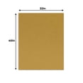 thumbnail image 3 of Metallic Gold Acid Free 32x40 Backing Board - Uncut Photo Mat Board - 1 Sheet, 3 of 3