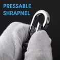 thumbnail image 5 of 4Pcs Carabiner Clip Keychain Metal Carabiner Shape Key Ring Keyring Key Holder Clips Hook Holder Organizer for Car Keys Finder, 5 of 5