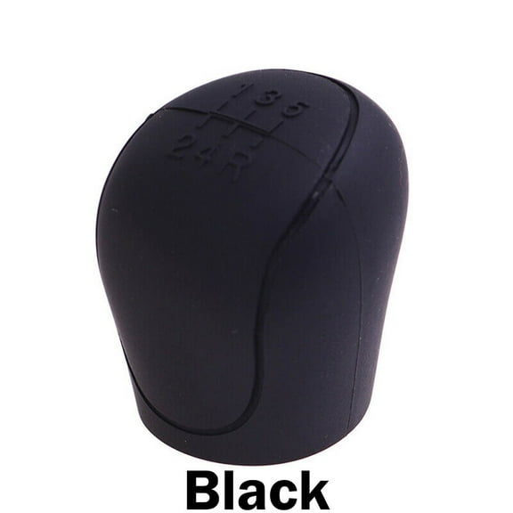 Goodhd Manual 5-Speed Car Silicone Gear Shift Knob Cover Gear Cover Protector--Black