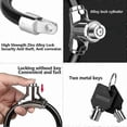 thumbnail image 3 of Bicycle Lock, Electric Scooter Lock, Very Safe, For Bicycle, Mountain Bike, Scooter, Scooter, Motorcycle, Fonepro, 3 of 5