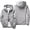 Gray_#10, variant on Sewkxo Mens Windbreaker Jackets Packable Waterproof Zipper Long Sleeve Hooded Travel Lightweight Coats,Black M