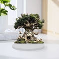 thumbnail image 4 of Fiudx Adorno de Abuelo para Hueco de Árbol, Decoración Original para Festivales, Material de Alta Calidad, Opciones de Presentación Versátiles, Idea de Regalo Única, Perfecto para Festividades, Juego, 4 of 7