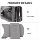 thumbnail image 3 of unbranded Organizador Gris Para Portavasos De Consola Central De Auto Con Resistente Y Anti Derrames ABS, 3 of 6
