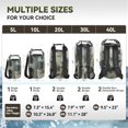 thumbnail image 3 of Floating Waterproof Dry Bag Backpack 5L/10L/20L/30L/40L, Roll Top Sack Keeps Gear Dry for Kayaking, Rafting, Boating, Swimming, Camping, Hiking, Beach, Fishing, 3 of 5