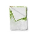 thumbnail image 2 of Christmas Soft Flannel Fleece Throw Blanket, Spruce Coniferous Noel Tree Border with Flakes Reindeer and Hearts, Cozy Plush for Indoor and Outdoor Use, 60" x 80", Multicolor, by Ambesonne, 2 of 5