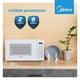 thumbnail image 3 of Microondas Midea 0.7 Pies Cúbicos Blanco, 3 of 4