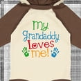 thumbnail image 4 of Inktastic My Grandaddy Loves Me Boys or Girls Long Sleeve Baby Bodysuit, 4 of 5