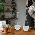 thumbnail image 4 of 8Pcs Hanging Flower Pots Bracketplant Pots Pendant Suspended Flowerpots, 4 of 9