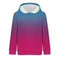 thumbnail image 5 of VISALY Hoodies Pullover Tunic Sweatshirt Oversized Casual Long Sleeve Loose Fashion Pockets Pullover Tops Printed Sweatshirts Soft Sweaters Sweaters Dressy Casual Pullover Sweatshirt Hot Pink Xxl, 5 of 5