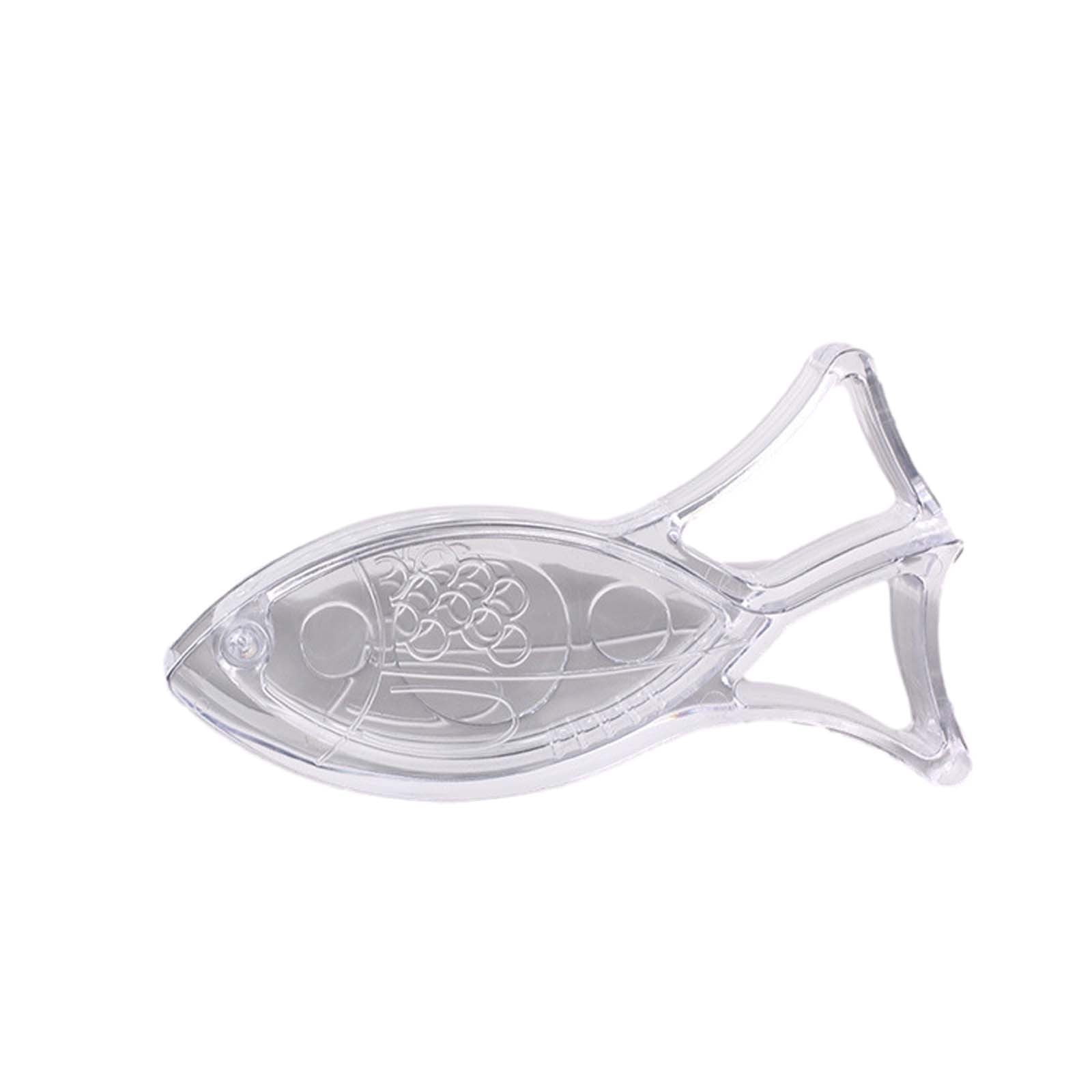 Fish Shaped Clear Lemon Juice Squeezer Mini Multi Function Squeezer