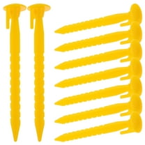 unbranded  12 Pcs Tent Pegs Weights Stakes Heavy Duty Tents for Camping Fences Yellow