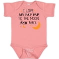 thumbnail image 3 of Inktastic I Love My Pap Pap to the Moon and Back Boys or Girls Baby Bodysuit, 3 of 5