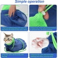 thumbnail image 6 of Breathable Mesh Shower Bag - Anti Scratch Adjustable Grooming for Nail Trimming, Bathing - Polyester Soft Cat Washing, 6 of 7