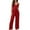 Red, variant on Sngxgn Women's Pajama Sets Print Short Sleeve Sleepwear Top and Pants Loungewear with Pockets(Navy,XL)