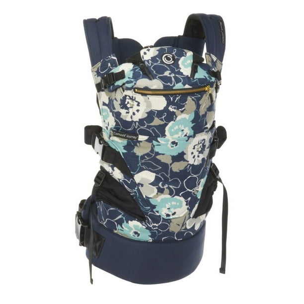 Contours Journey 5 Position Baby Carrier Floral Blue Walmart Com Contours Journey 5 Position Baby Carrier Floral Blue Walmart Com