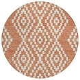 thumbnail image 2 of Addison Rugs Chantille Indoor/Outdoor Transitional Diamonds Salmon Washable Round Rug, 8' x 8', 2 of 6