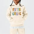 thumbnail image 5 of Ruyang Girls 5th Grade First Day of School Hoodies Boys Back to School Hoodie Long Sleeve Cute Preppy Hooded Sweatshirts, 5 of 7