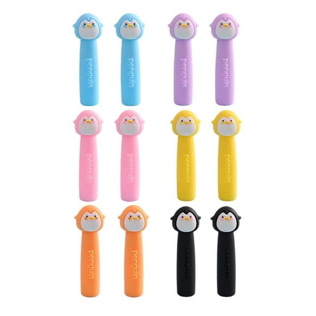 Protective Case Silicone Pencil Cap Cartoon Cat Paw Pencil Tip Protector for Wooden Pencils Extend Usage Time Reduce Waste Stress Relief Classroom Rewards