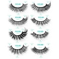 thumbnail image 2 of Nvzi-a 5 Pairs Wispy Mink Lashes Fluffy Eye Lashes Natural Look Volume Fake Eyelashes，FLY5-005, 2 of 3