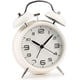 thumbnail image 1 of Despertador De Campana Doble Con Luz Nocturna,Despertador De Campana Retro- Blanco, 1 of 3