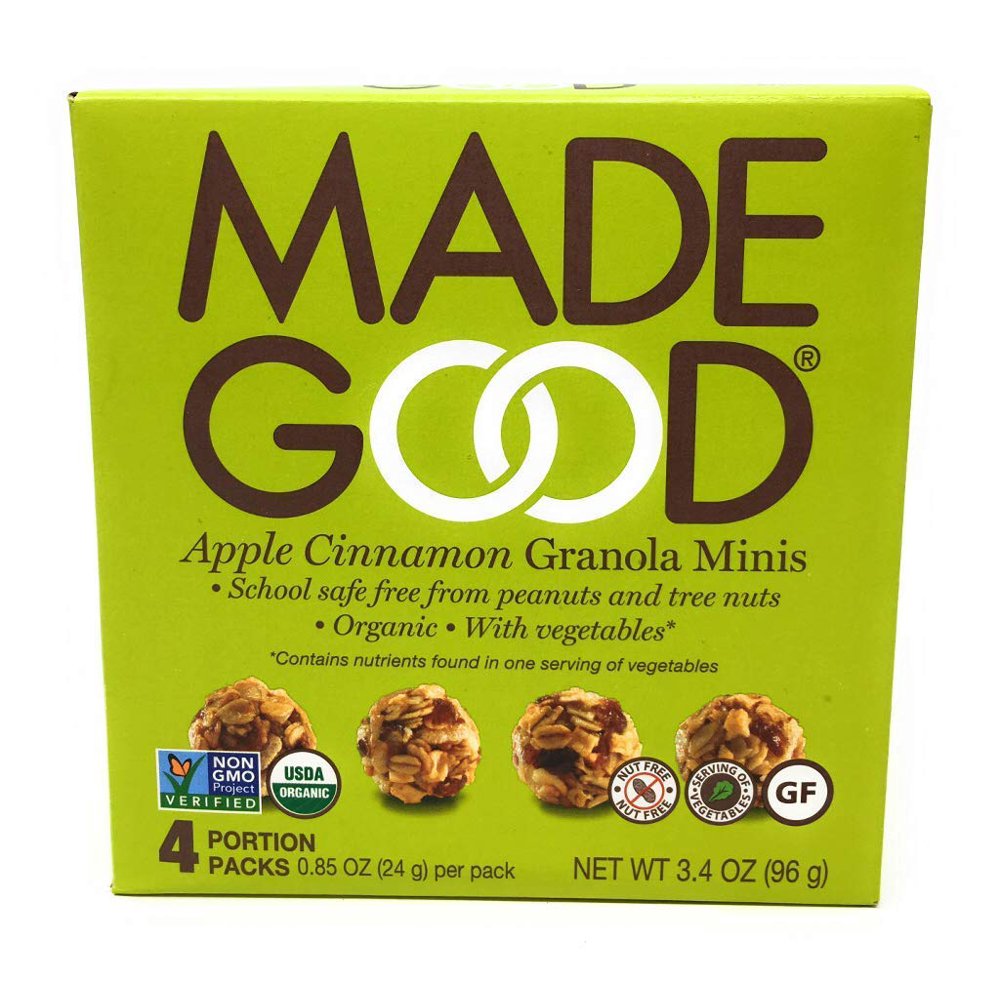 Made Good Granola Minis Apple Cinnamon Case of 6 3.4 oz