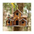 thumbnail image 5 of Bird House, Bird House For Outside, Wooden Bird Houses For Outside Hanging, 6 Hole Handmade Natural, 5 of 5