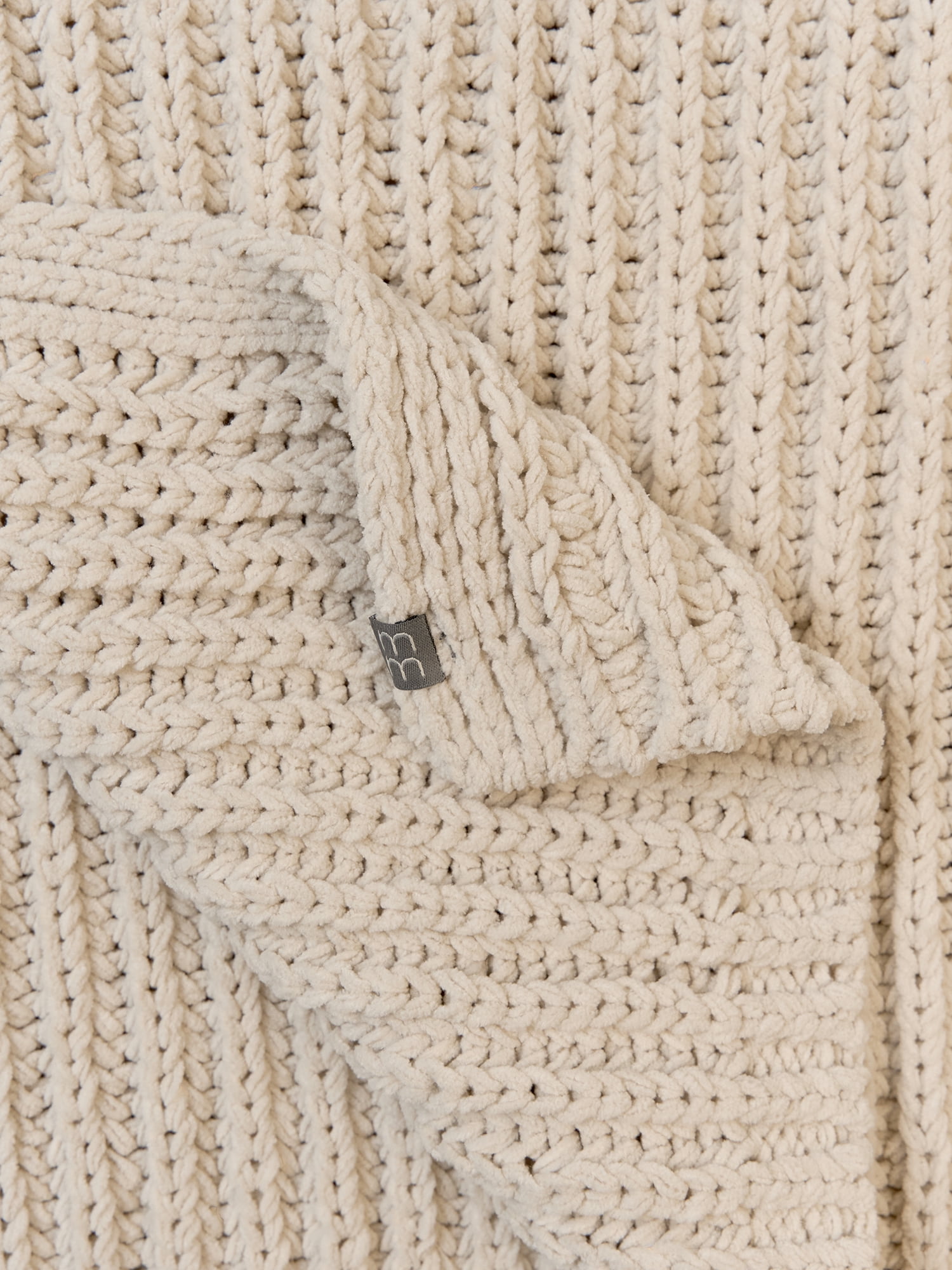 Modern Moments by Gerber Baby Neutral Chenille Blanket, Oatmeal, One Size