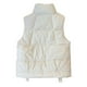 thumbnail image 1 of Gibobby chaqueta para Mujer de estilo clásico Chaqueta sin mangas de algodón cálida con cuello para mujer, cálida y ajustada, chamarra ligero de rendimiento de atlético y Y2K (Blanco, M), 1 of 3