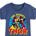 thumbnail image 3 of Marvel Thor - The Mighty - Toddler and Youth Girls Fitted Short Sleeve Graphic T-Shirt, 3 of 5