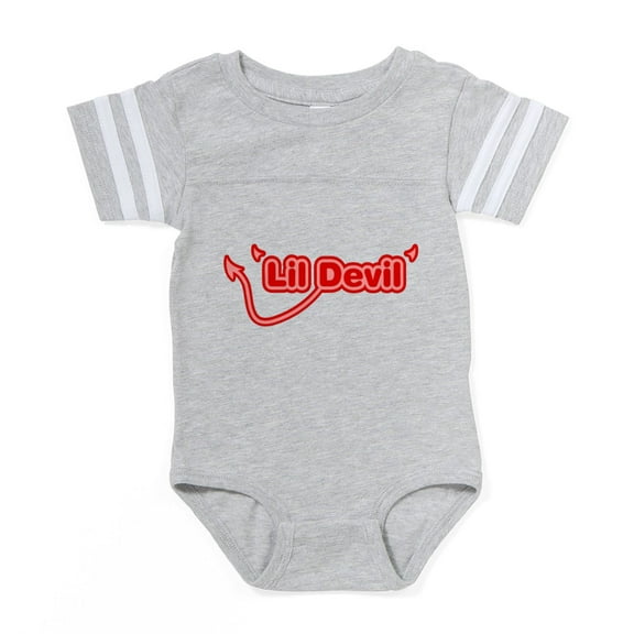CafePress - FIN Lil Devil - Cute Infant Baby Football Bodysuit