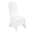 thumbnail image 1 of High End Hotel Wedding Banquet Venue Polyester Piece White Chair Cover Elastic Chair Cover, 1 of 6