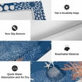 thumbnail image 6 of Orange Navy Blue Coral Outdoor Rug for Patio/Deck/Porch, Non-Slip Large Area Rug 5 x 8 Ft, Summer Beach Coastal Ocean Starfish Indoor Outdoor Rugs Washable Area Rugs, Camping Rug Carpet Runner, 6 of 8