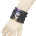 thumbnail image 2 of 8 Pcs Bijoux Pierre Volcanique Bracelet Magnétite Coloré Bracelet Lave, 2 of 5