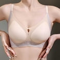 thumbnail image 4 of Lenpel Seamless Bras for Women Wireless Lightly Padded Soft Support Full Coverage Lift up Bralettes Comfortable T Shirt Bras, 4 of 5
