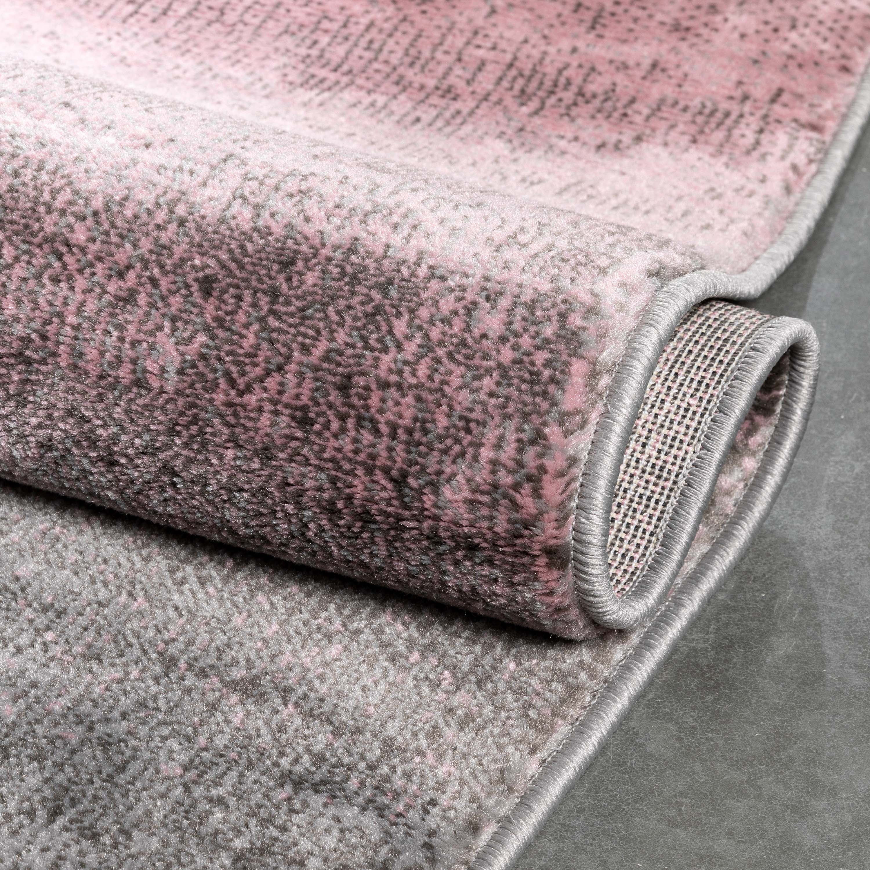 Well Woven Barclay Yaren Modern Abstract Blush 7'10" x 9'10" Area Rug