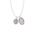 thumbnail image 2 of Delight Jewelry Two-tone XOXO Spinner Best Mom Ever Charm Necklace, 2 of 4