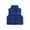 #145-Blue, variant on AUNVITO Boys Girls 3-15Y Thickened Sleeveless Quilted Vest with Zip-Up Stand Collar, Warm Cotton Padded Outerwear for Autumn Winter