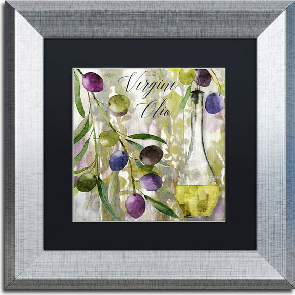 Trademark Fine Art "Colors Of Tuscany II" Canvas Art by Color Bakery, Black Matte, Silver Frame