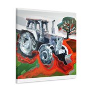 Tractor in Technicolor - Canvas