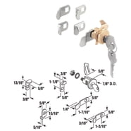 Prime Line Snap Lock Side Mount – Spring-Loaded Latch Kit For 2-Inch Track Systems (Set Of 4)