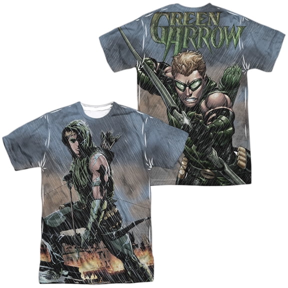 JLA Rain Unisex Adult Sublimated Costume T Shirt (Front/Back), Medium Multicolor