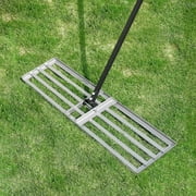 Lawn Leveling Garden Rake Steel Handle