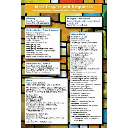 Catholic Mass Cards - Pew Card: Revised Order of the Mass (Other)